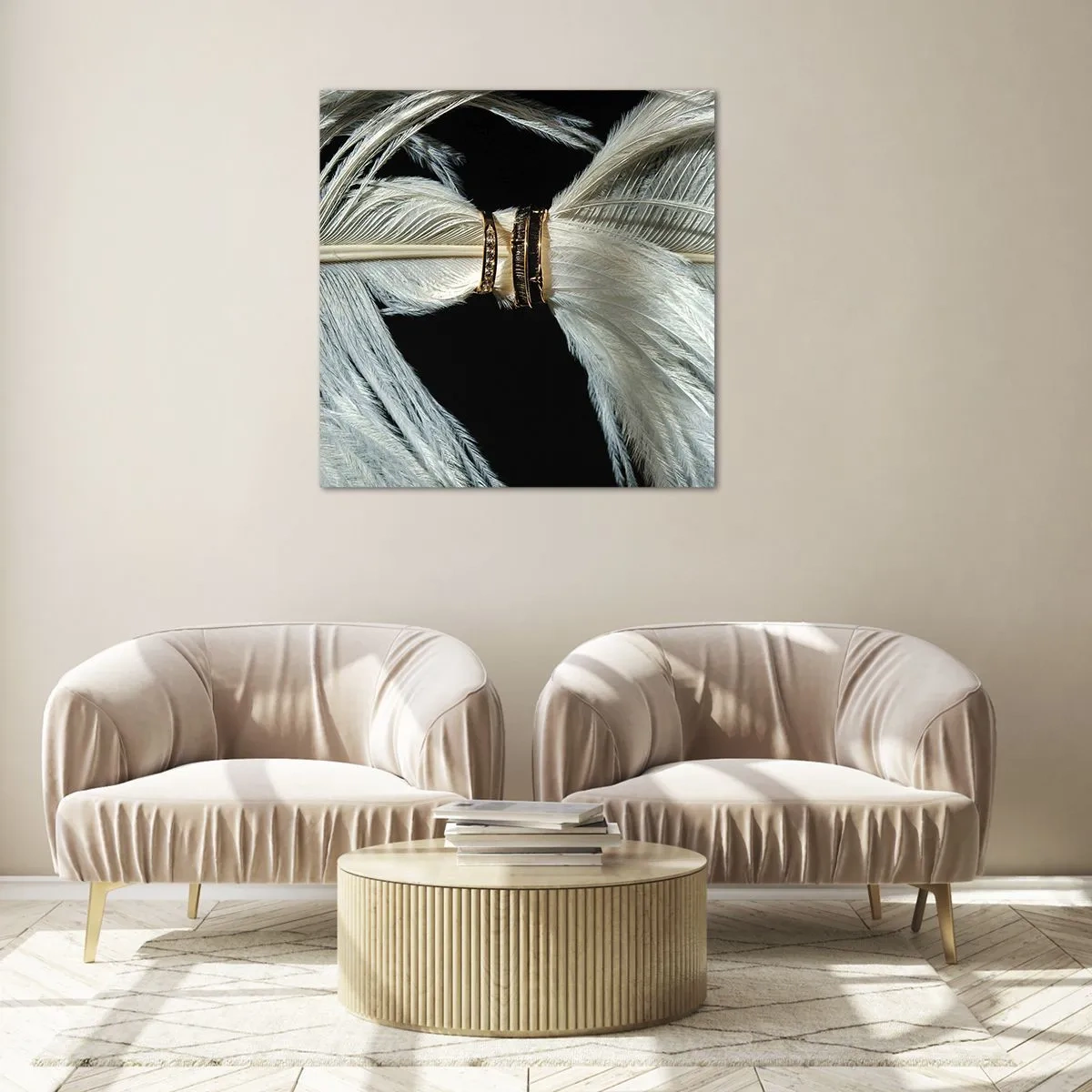 Impression sur verre - Image sur verre - ... et je ne te laisserai pas ... - 30x30 cm