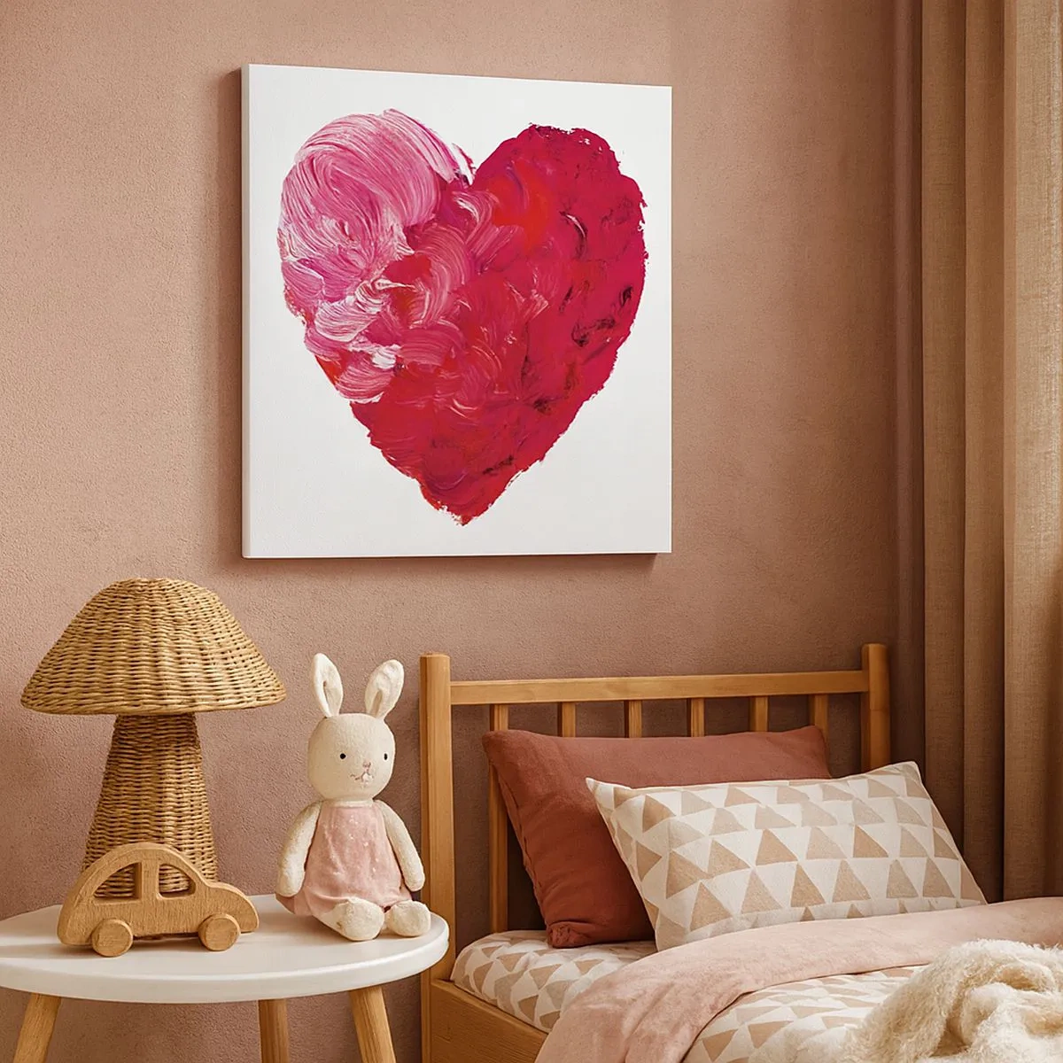 Impression sur toile - Image sur toile - All you need is love - 30x30 cm