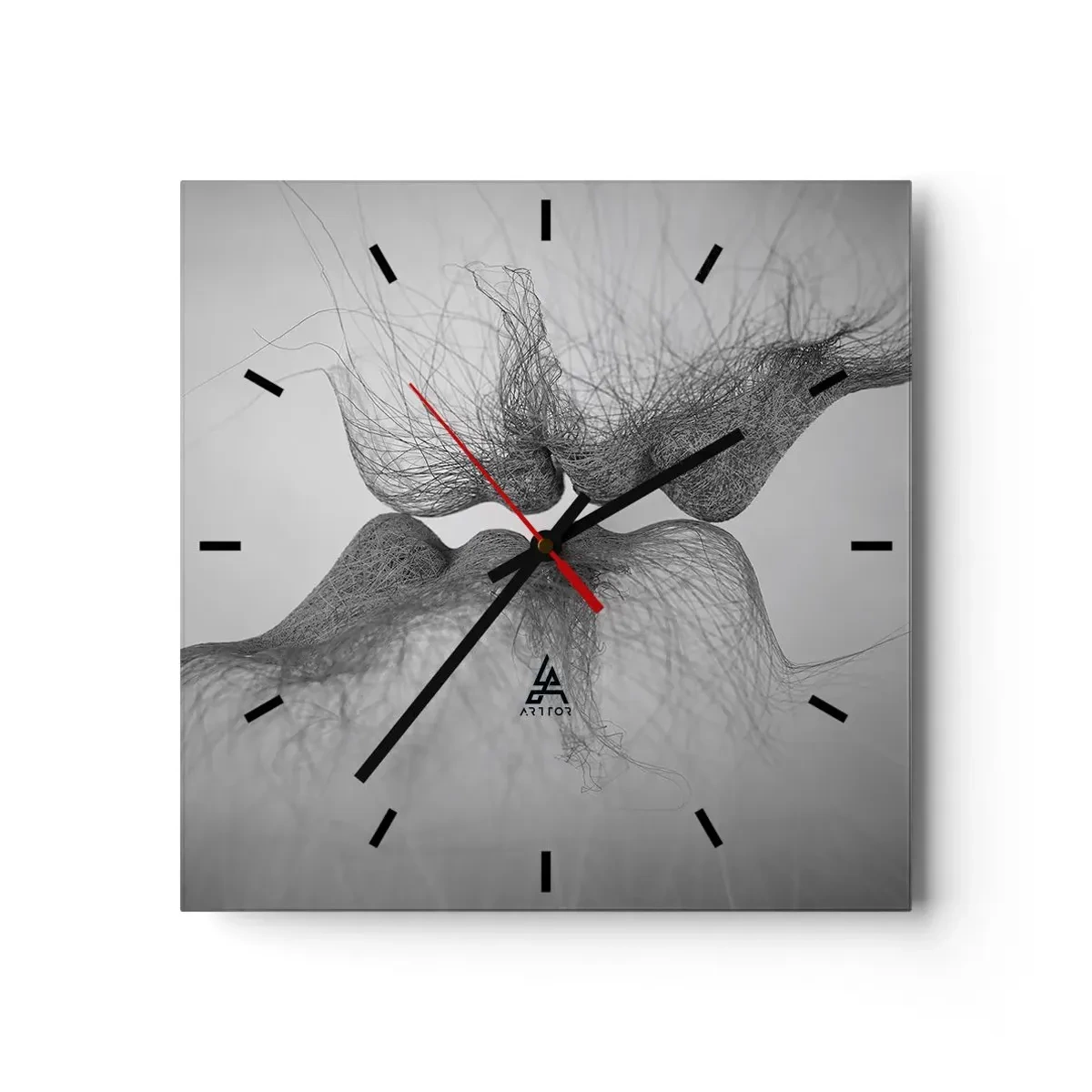 Horloge murale - Pendule murale - La bise du vent - 40x40 cm