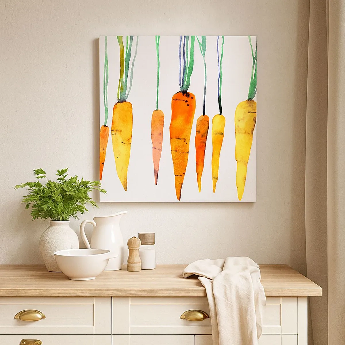 Impression sur toile - Image sur toile - La beauté de l'ordinaire - 30x30 cm