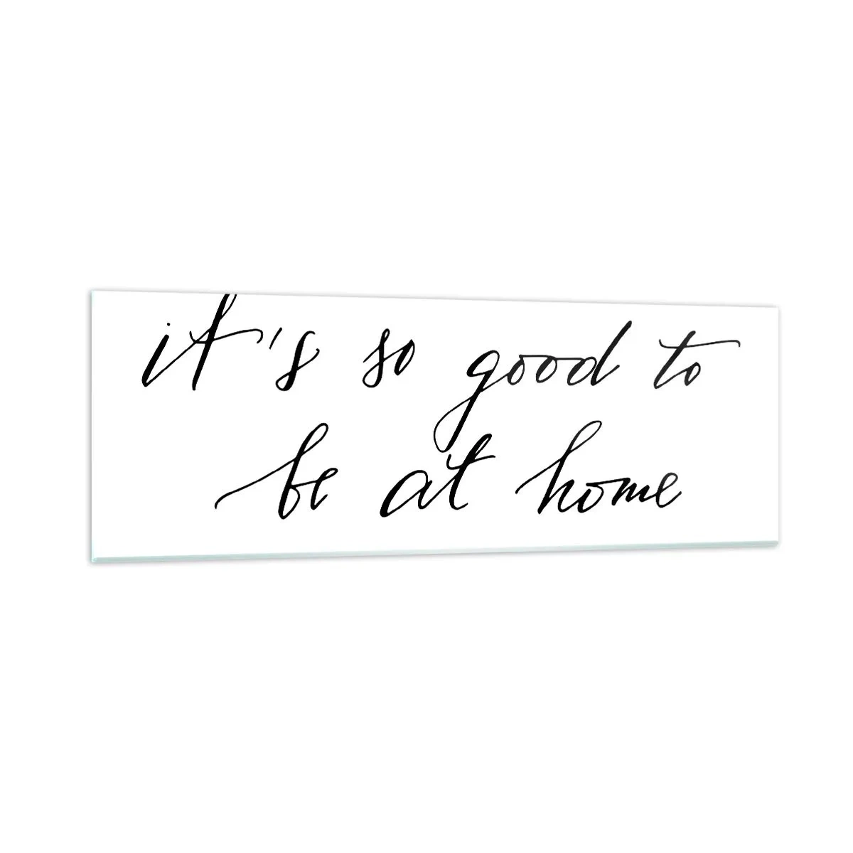 Impression sur verre - Image sur verre - Toute la vérite - 90x30 cm