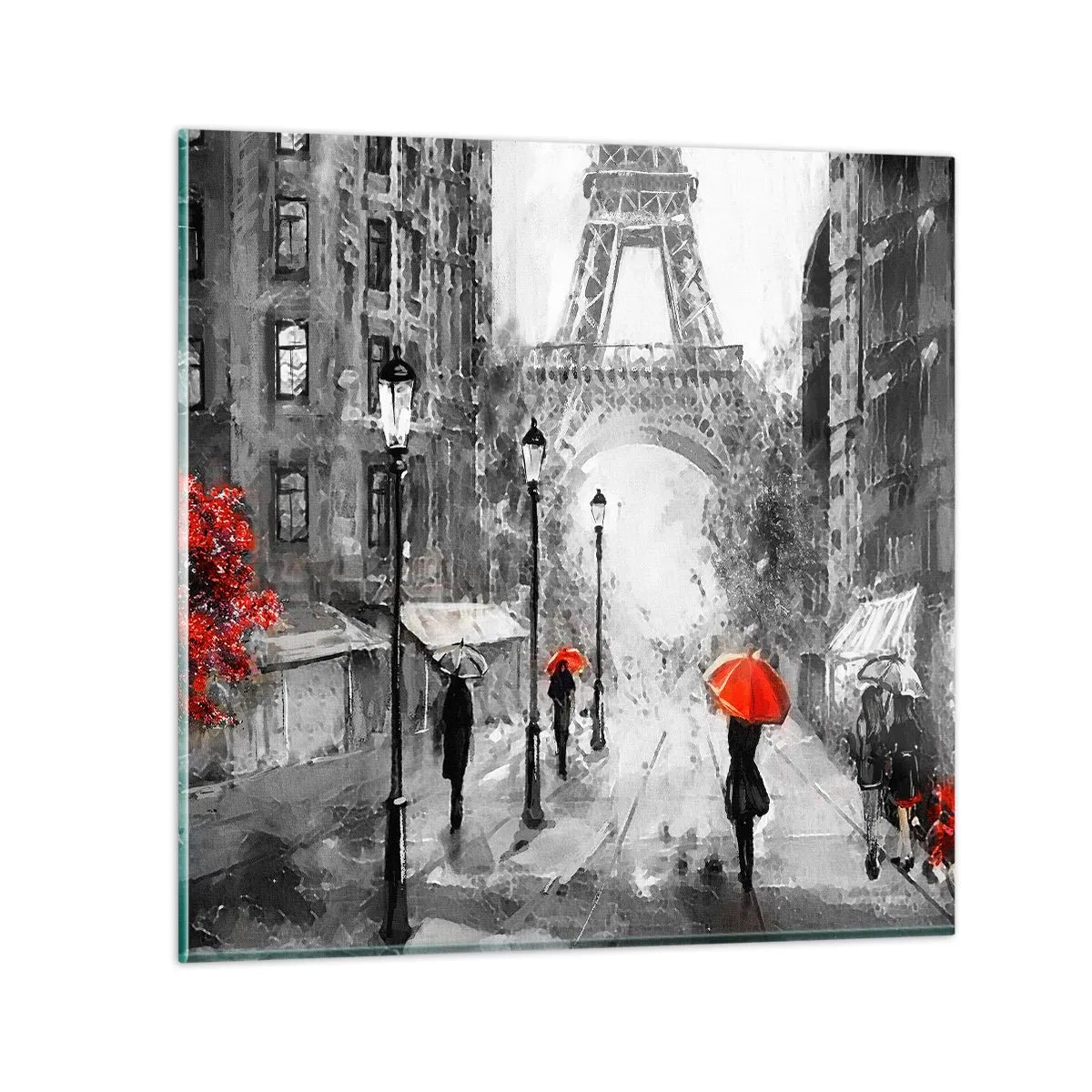 Impression sur verre - Image sur verre - Tous les chemins mènent à elle - 40x40 cm