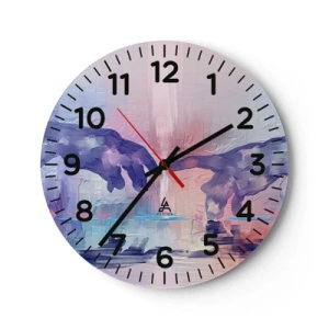 Horloge murale - Pendule murale - Divine étincelle de vie - 30x30 cm