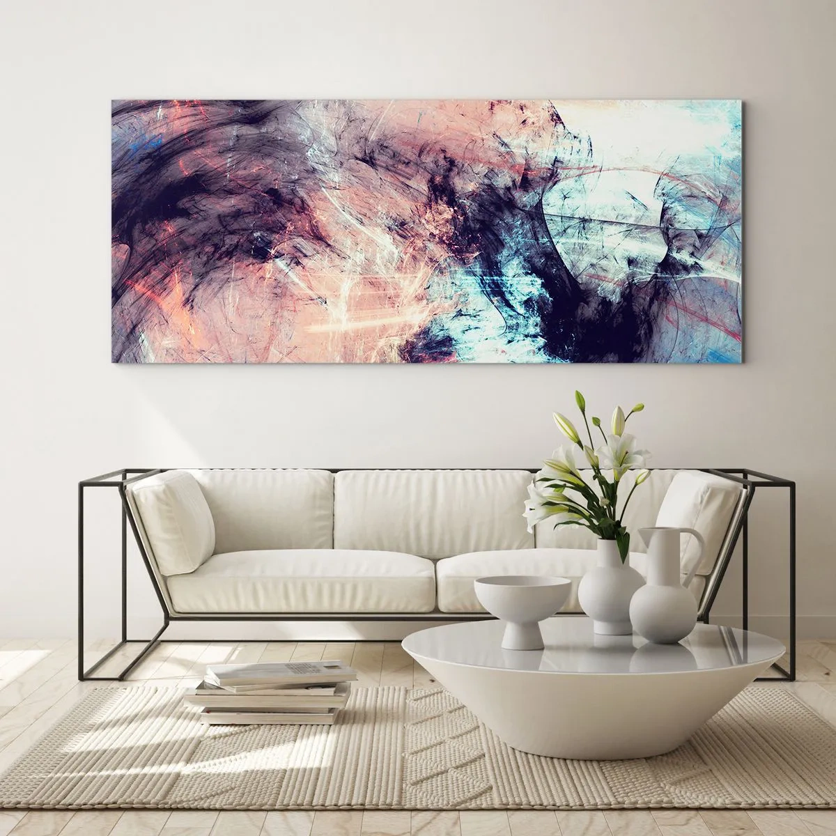 Impression sur verre - Image sur verre - Sentir le vent - 90x30 cm