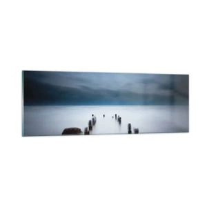 Impression sur verre - Image sur verre - Lac pensif - 90x30 cm