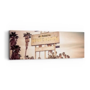 Impression sur toile - Image sur toile - Ici, le temps s'est arrêté - 90x30 cm