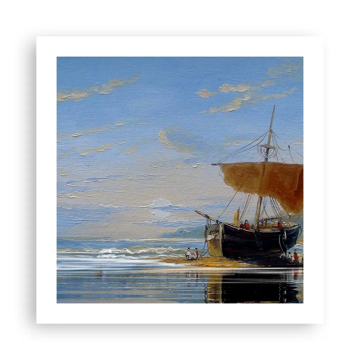 Affiche - Poster - Eau, terre, air - 50x50 cm