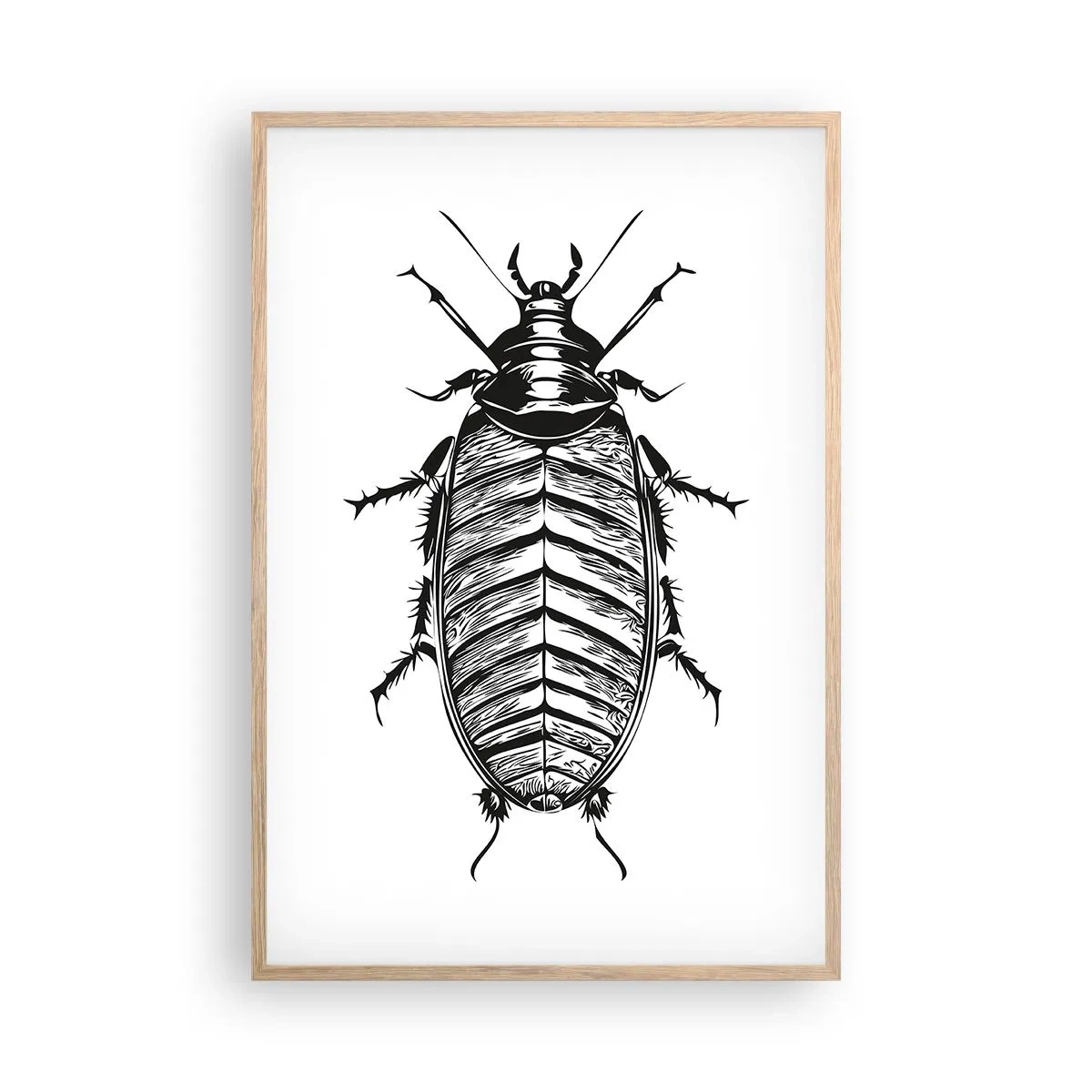 Affiche dans un chêne clair - Poster - Quel spécimen! - 61x91 cm