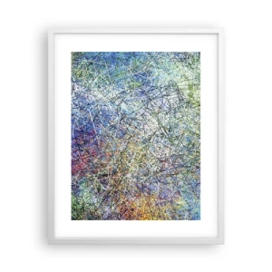 Affiche dans un cadre blanc - Poster - Ce n'est pas si simple - 40x50 cm