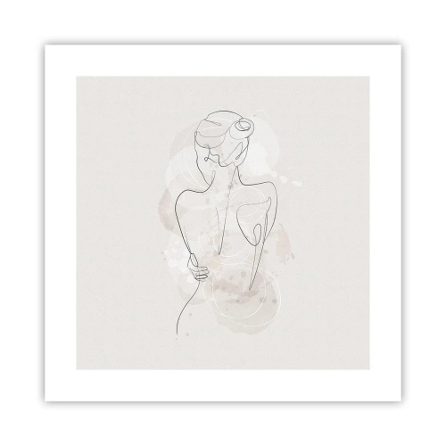 Affiche - Poster - Comme un instrument sensible - 40x40 cm