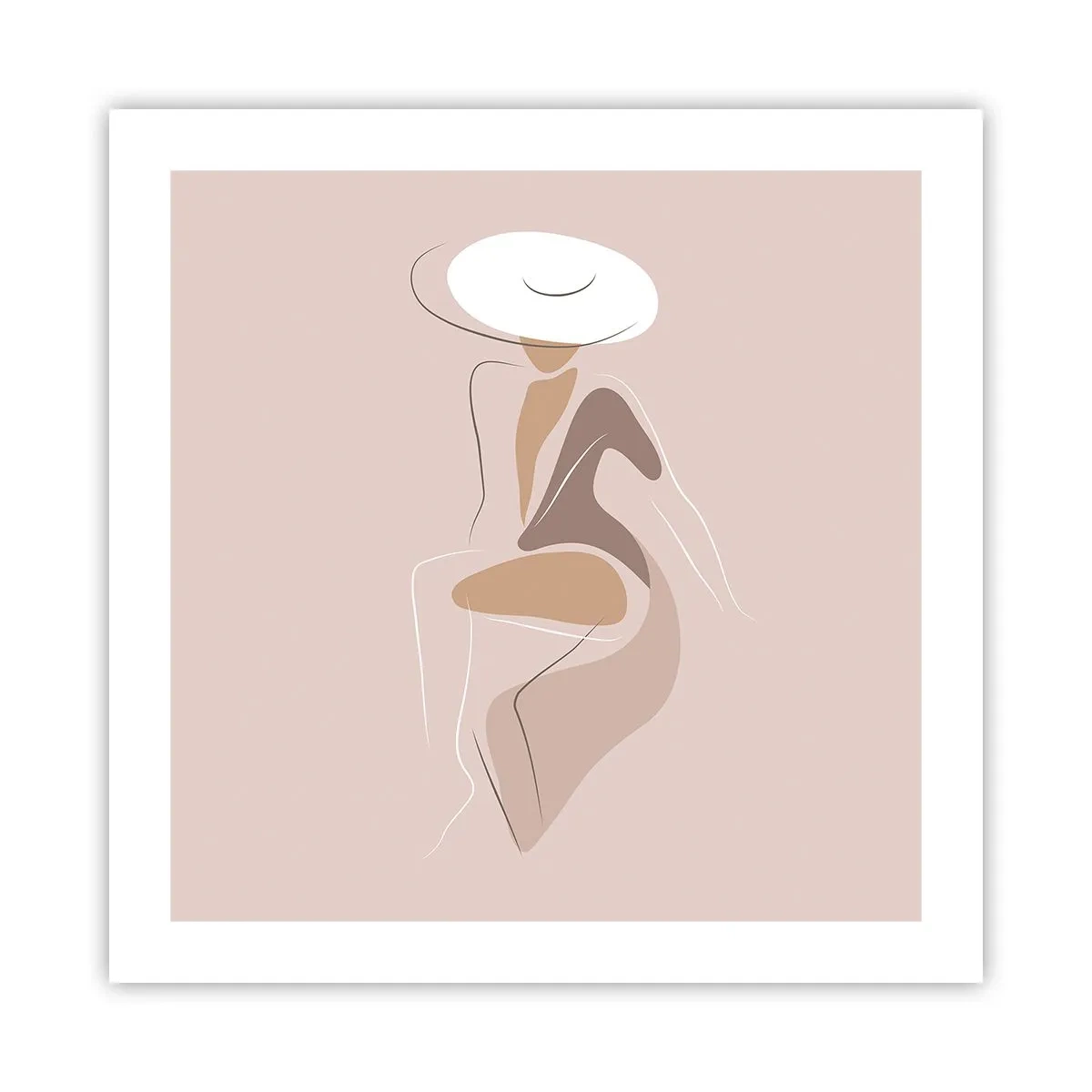 Affiche - Poster - Être une dame - 50x50 cm