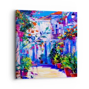 Impression sur toile - Image sur toile - Impression - une rue italienne - 30x30 cm