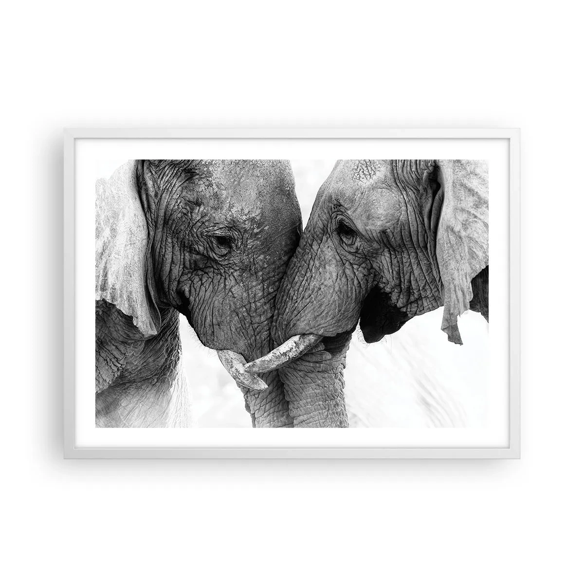 Affiche dans un cadre blanc - Poster - Confession sincère - 70x50 cm