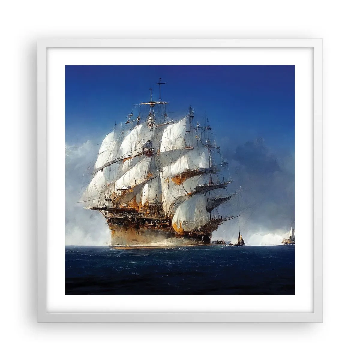 Affiche dans un cadre blanc - Poster - La grande gloire ! - 50x50 cm