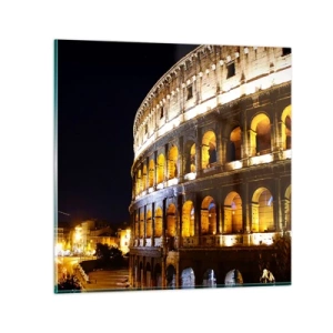 Impression sur verre - Image sur verre - Il est temps de commencer les Jeux - 60x60 cm