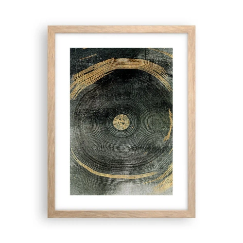 Affiche dans un chêne clair - Poster - Changement et persistance - 30x40 cm