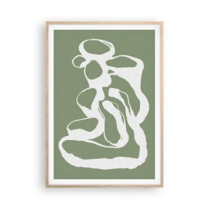 Affiche dans un chêne clair - Poster - L'appel de l'espace - 70x100 cm