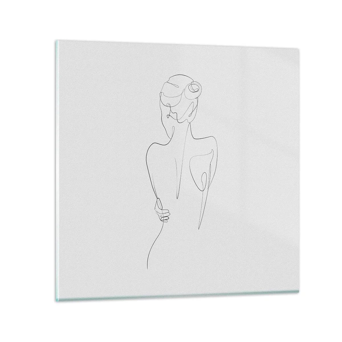 Impression sur verre - Image sur verre - Musique corporelle - 60x60 cm