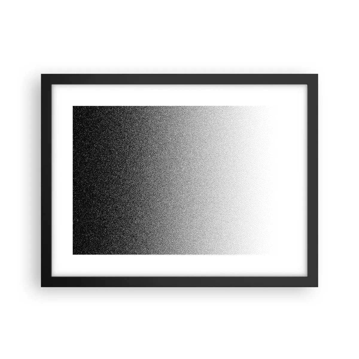 Affiche dans un cadre noir - Poster - Du coté de la lumière - 40x30 cm