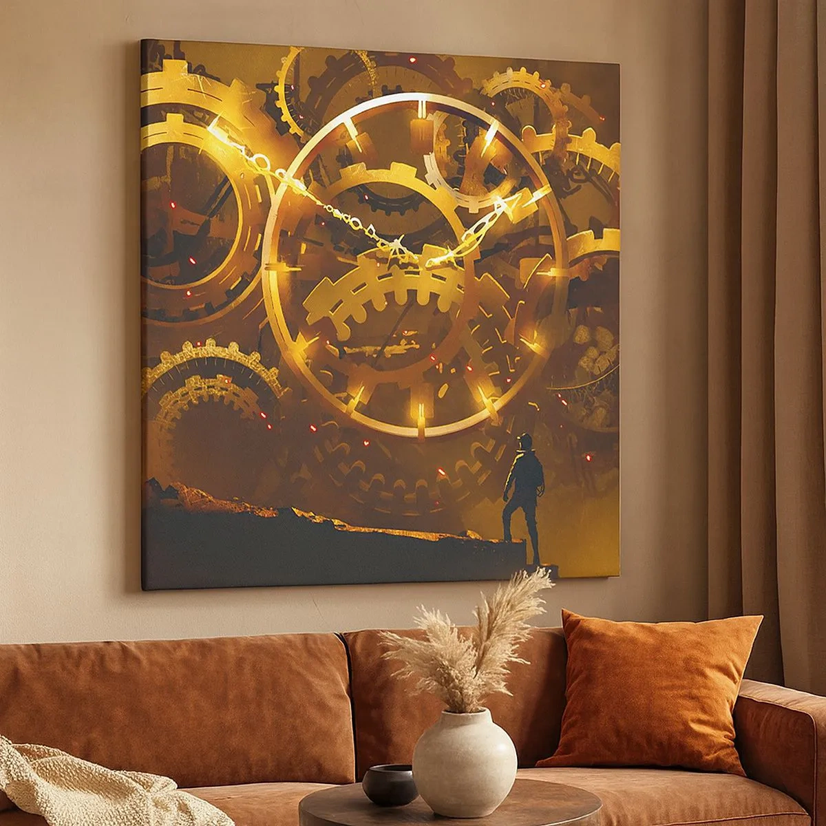 Impression sur toile - Image sur toile - À la source du temps - 30x30 cm