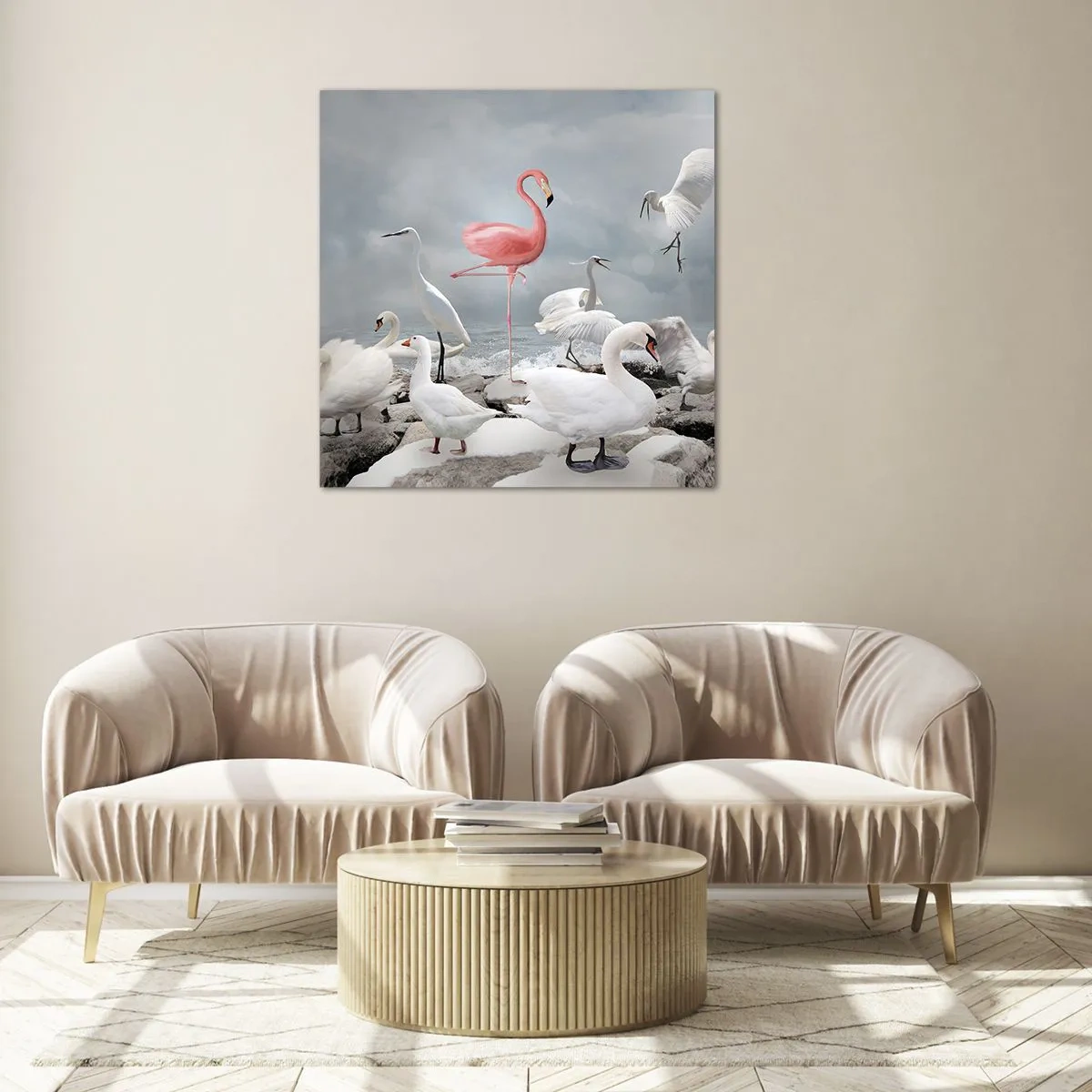 Impression sur verre - Image sur verre - Comment suis-je arrivé là? - 60x60 cm