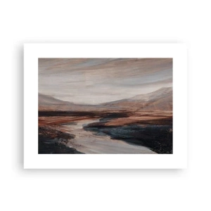 Affiche - Poster - Une vallée tranquille - 40x30 cm