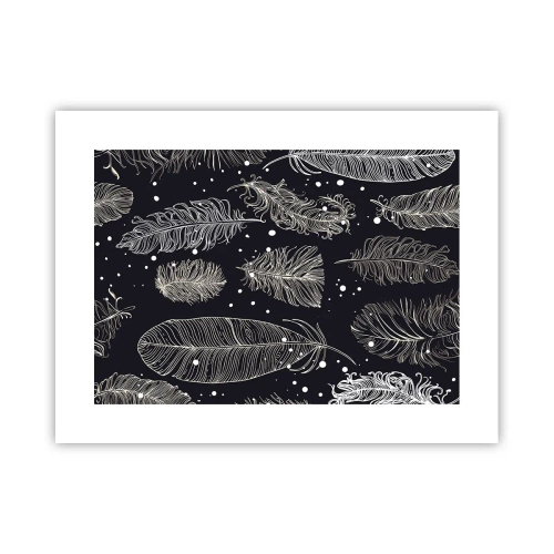 Affiche - Poster - Toile de plumes - 40x30 cm