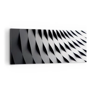 Impression sur toile - Image sur toile - A la surface des vagues - 100x40 cm