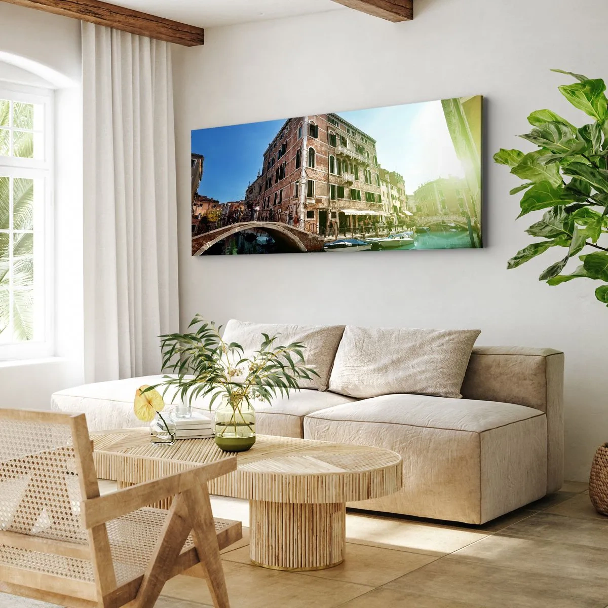 Impression sur toile - Image sur toile - Venise - Amore Moi - 100x40 cm