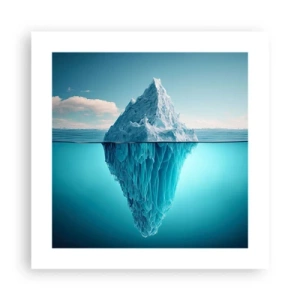 Affiche - Poster - Reine de Glace - 40x40 cm