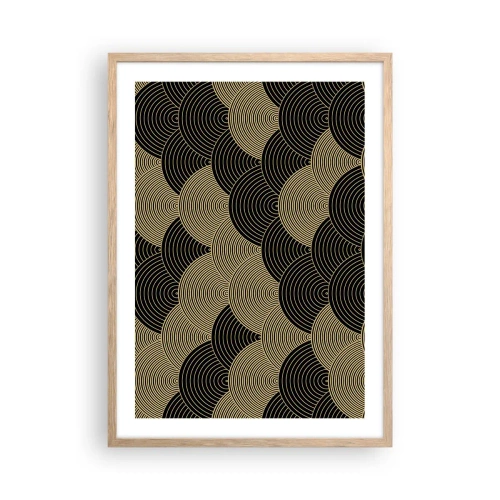 Affiche dans un chêne clair - Poster - Unité dans la multiplicité - 50x70 cm