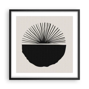 Affiche dans un cadre noir - Poster - Une gamme de possibilités - 50x50 cm