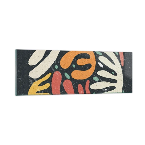 Impression sur verre - Image sur verre - Composition – Je suis sur le point de t'attraper - 90x30 cm