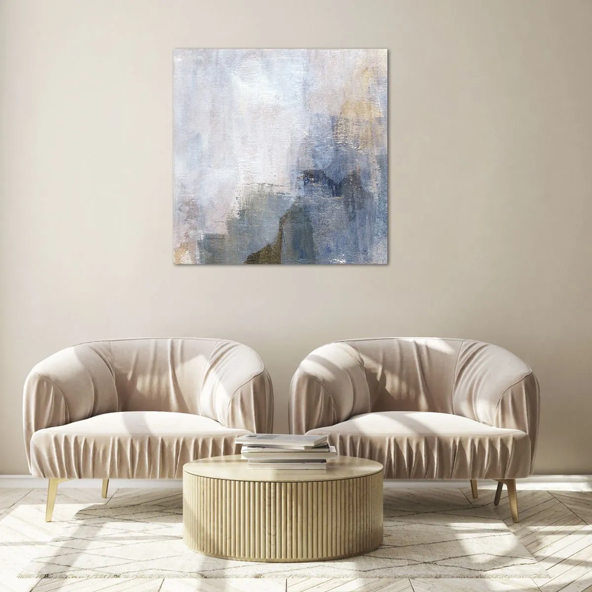 Impression sur verre - Image sur verre - Tonalités et accords de couleur - 70x70 cm