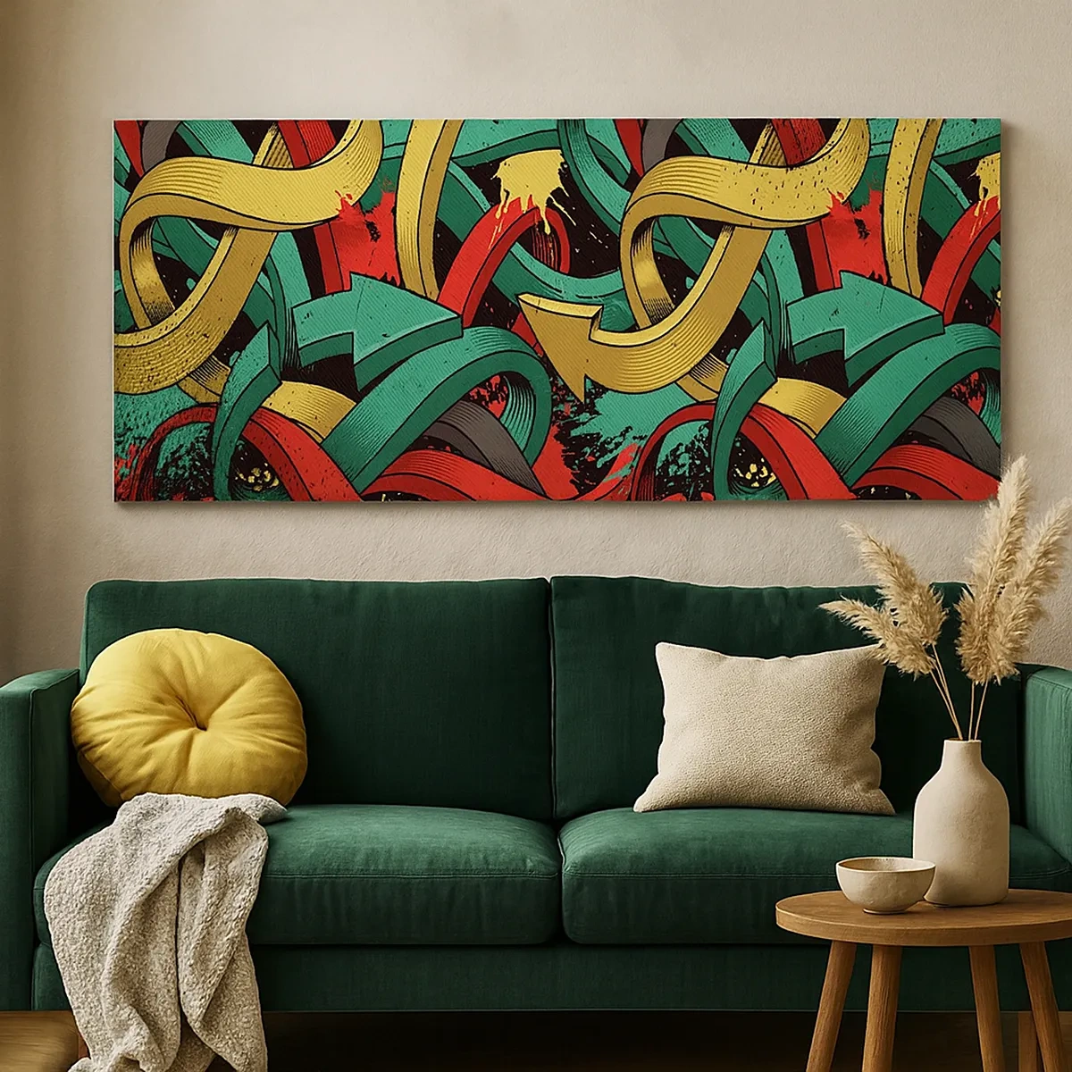 Impression sur toile - Image sur toile - Quel chemin vers le but ? - 30x30 cm