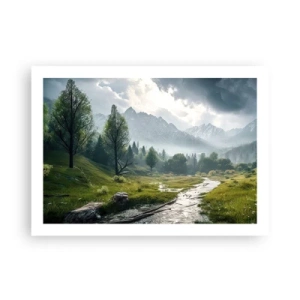 Affiche - Poster - Aller et retour - 70x50 cm