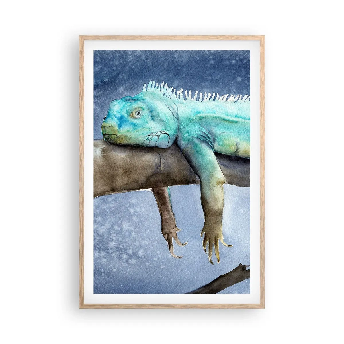 Affiche dans un chêne clair - Poster - Tout va bien! - 61x91 cm
