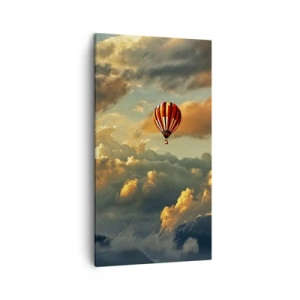 Impression sur toile - Image sur toile - Je vole parce que je veux - 45x80 cm