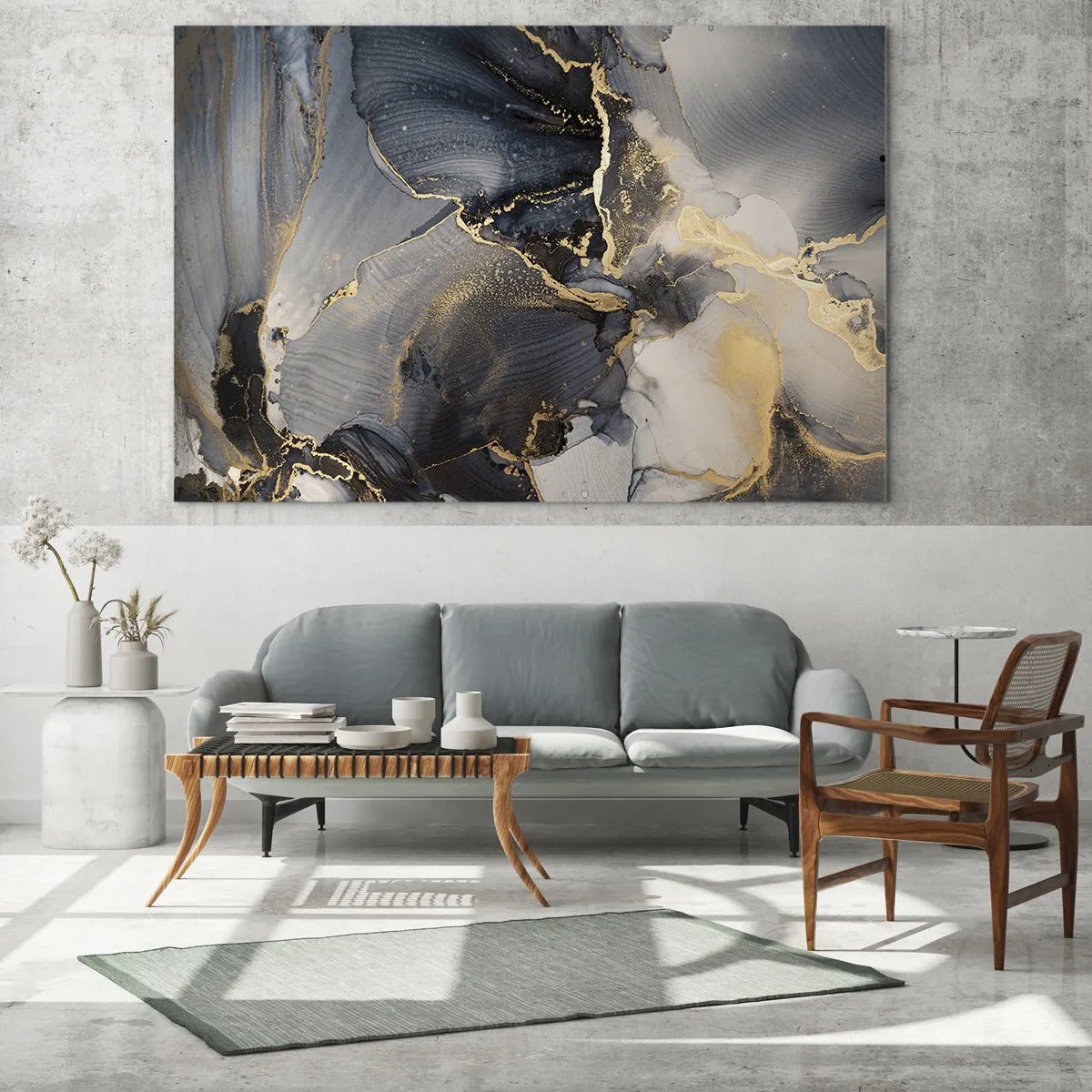 Impression sur verre - Image sur verre - La vie de la pierre - 70x50 cm