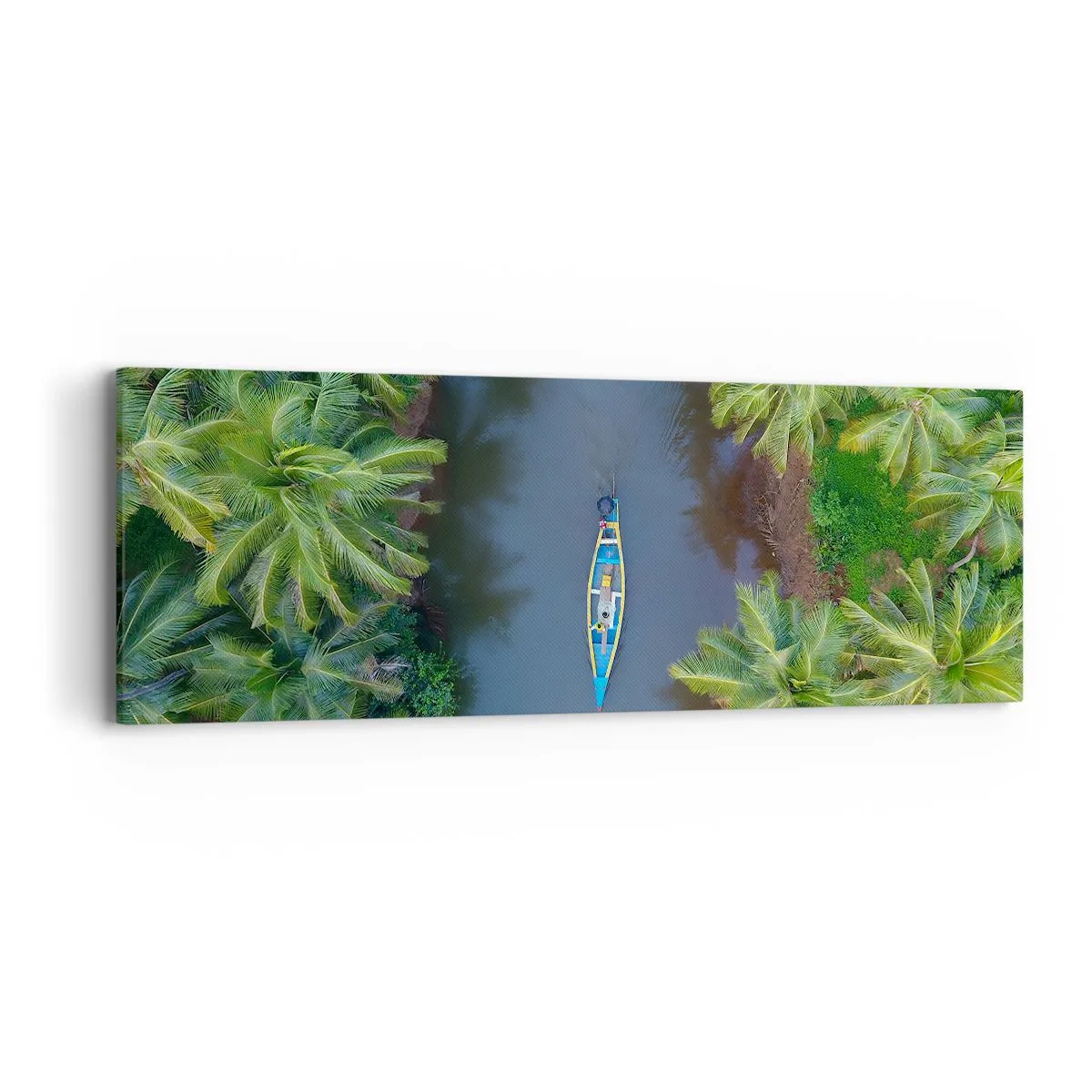 Impression sur toile - Image sur toile - Sur un sentier tropical - 90x30 cm