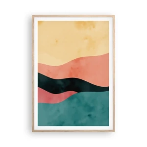 Affiche dans un chêne clair - Poster - Conformité non-conforme - 70x100 cm