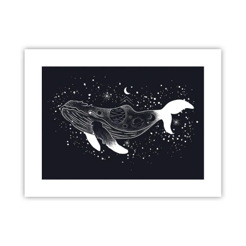 Affiche - Poster - Dans l'océan de l'univers - 40x30 cm