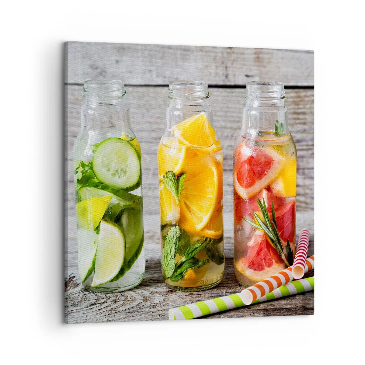 Impression sur toile - Image sur toile - Sain par nature - 50x50 cm