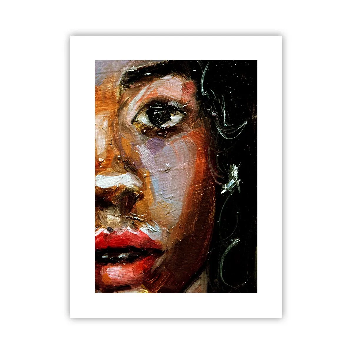 Affiche - Poster - Noir et brillant - 30x40 cm