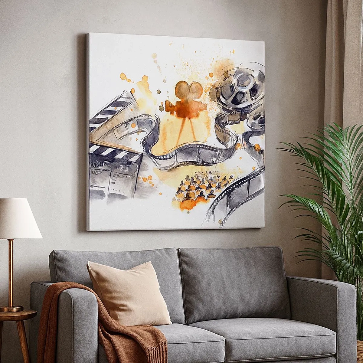 Impression sur toile - Image sur toile - Au pays des rêves - 30x30 cm