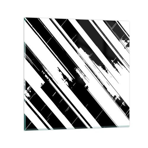 Impression sur verre - Image sur verre - Une composition intense et dynamique - 50x50 cm