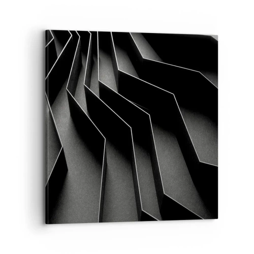 Impression sur toile - Image sur toile - Ordre spatial - 70x70 cm