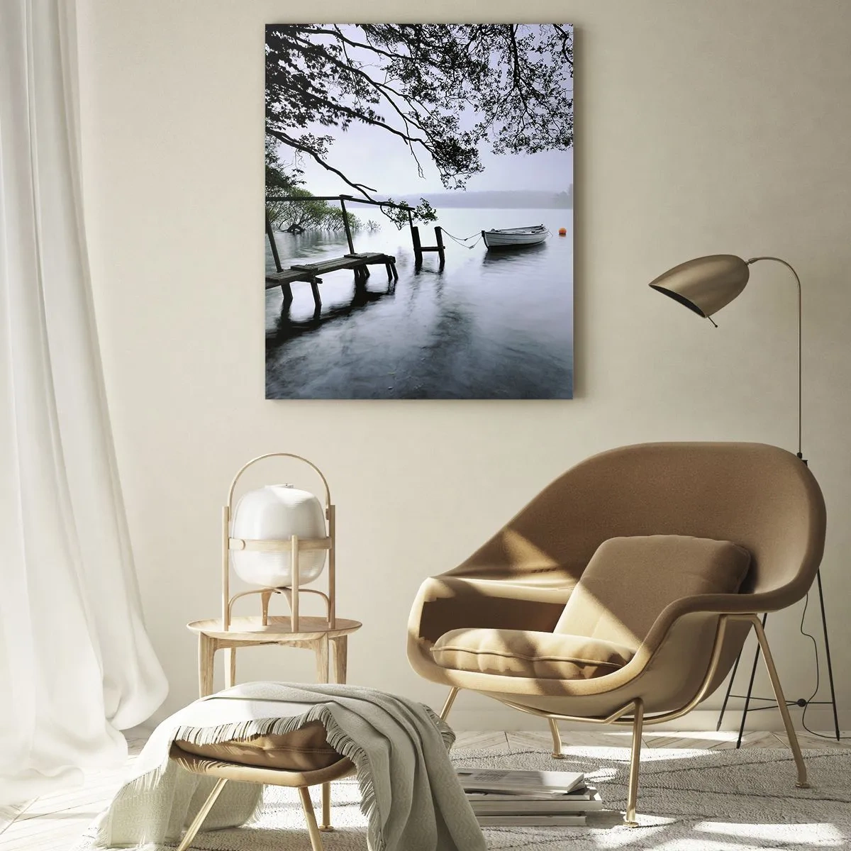 Impression sur verre - Image sur verre - Tu te reposes déjà - 50x70 cm