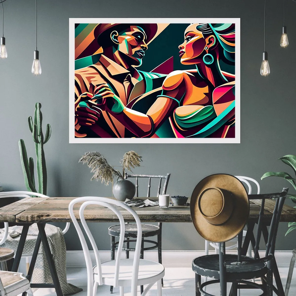 Affiche - Poster - Au rythme du coeur - 40x30 cm