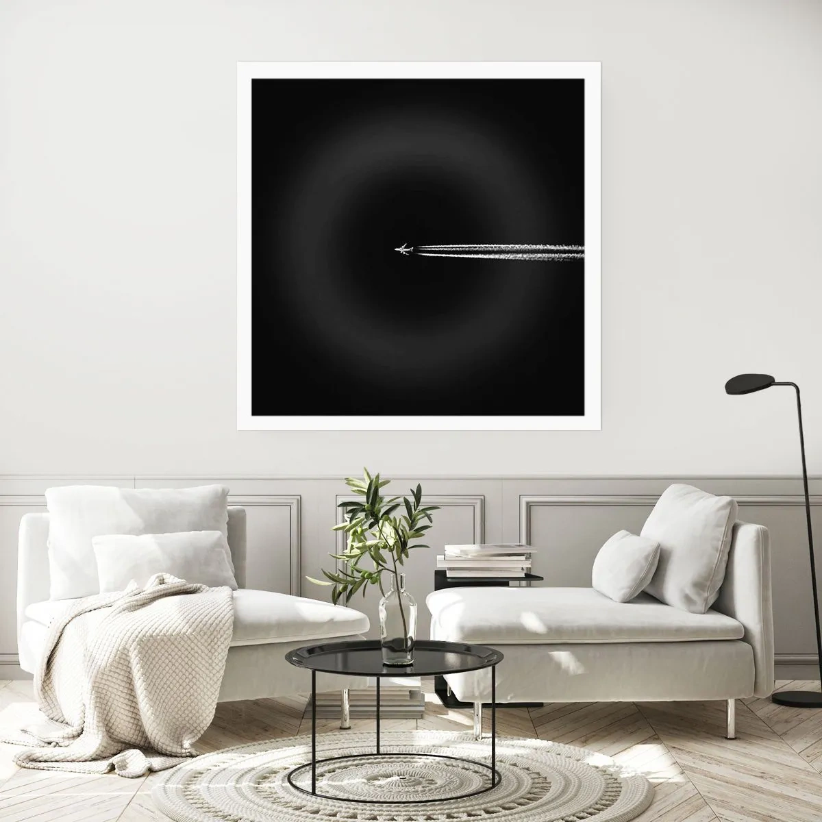 Affiche - Poster - Dans une autre dimension - 40x40 cm